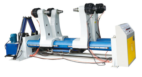 स्वचालित कार्टन मशीन के लिए 5.5kw शाफ़्टलेस मिल रोल स्टैंड