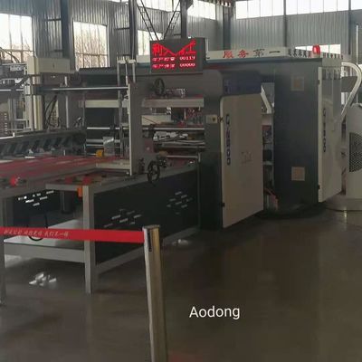 ऑटो फ्लेक्सो प्रिंटिंग स्लोटिंग डाई कटिंग मशीन 450 मोहरे / मिन डिजाइन स्पीड