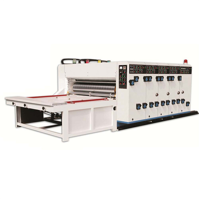 फ्लेक्सो प्रिंटिंग पेपर 2600 मिमी नालीदार कार्टन बॉक्स बनाने की मशीन टचस्क्रीन