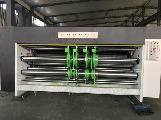 फ्लेक्सो प्रिंटिंग स्वचालित 380v नालीदार कार्टन बॉक्स बनाने की मशीन
