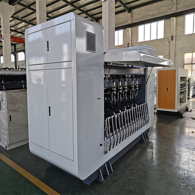 कार्टन बॉक्स उत्पादन लाइन के लिए 2300 मिमी पतला ब्लेड स्लिटर स्कोरर मशीन: